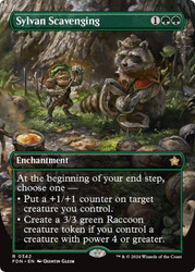 Sylvan Scavenging (Borderless)\nFoundations - Variants\nSingle\nMagic The Gathering