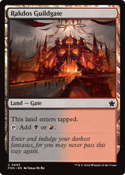 Rakdos Guildgate\nFoundations\nSingle\nMagic The Gathering