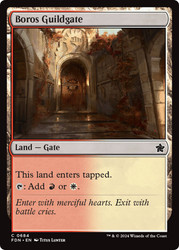 Boros Guildgate\nFoundations\nSingle\nMagic The Gathering