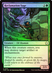 Reclamation Sage\nFoundations\nSingle\nMagic The Gathering