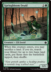 Springbloom Druid\nFoundations\nSingle\nMagic The Gathering
