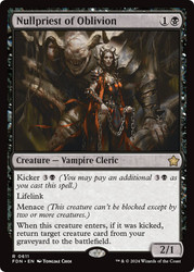 Nullpriest of Oblivion\nFoundations\nSingle\nMagic The Gathering