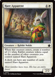 Hare Apparent\nFoundations\nSingle\nMagic The Gathering