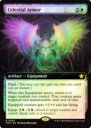 Celestial Armor (Extended Art)\nFoundations - Variants\nSingle\nMagic The Gathering