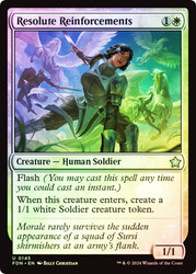 Resolute Reinforcements\nFoundations\nSingle\nMagic The Gathering