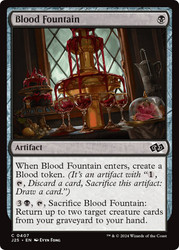 Blood Fountain\nFoundations Jumpstart\nSingle\nMagic The Gathering