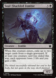 Soul-Shackled Zombie\nFoundations\nSingle\nMagic The Gathering