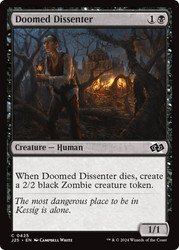 Doomed Dissenter\nFoundations Jumpstart\nSingle\nMagic The Gathering