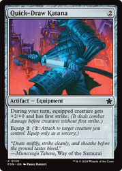 Quick-Draw Katana\nFoundations\nSingle\nMagic The Gathering