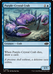 Purple-Crystal Crab\nFoundations Jumpstart\nSingle\nMagic The Gathering