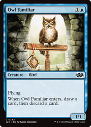 Owl Familiar\nFoundations Jumpstart\nSingle\nMagic The Gathering