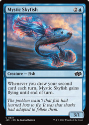 Mystic Skyfish\nFoundations Jumpstart\nSingle\nMagic The Gathering