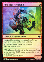 Fanatical Firebrand\nFoundations\nSingle\nMagic The Gathering