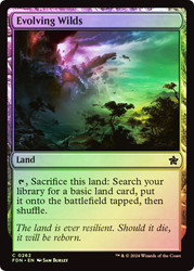 Evolving Wilds\nFoundations\nSingle\nMagic The Gathering