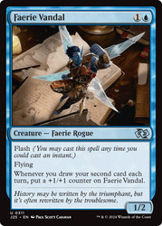 Faerie Vandal\nFoundations Jumpstart\nSingle\nMagic The Gathering