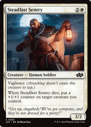 Steadfast Sentry\nFoundations Jumpstart\nSingle\nMagic The Gathering