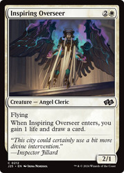Inspiring Overseer\nFoundations Jumpstart\nSingle\nMagic The Gathering
