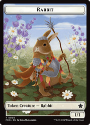 {Rabbit Token} // {Soldier Token}\nFoundations\nSingle\nMagic The Gathering