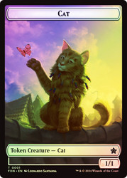 {Cat Token} (#001) // {Cat Token} (#002)
Foundations
Single
Magic: The Gathering
