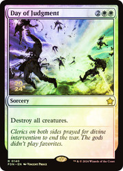 Day of Judgment (Prerelease) (Foundations)\nPromo: Date Stamped\nSingle\nMagic The Gathering