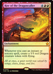 Rite of the Dragoncaller\nFoundations\nSingle\nMagic The Gathering