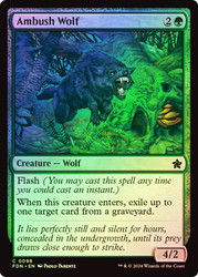 Ambush Wolf\nFoundations\nSingle\nMagic The Gathering