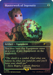 Masterwork of Ingenuity (Marvel) (Secret Lair) (Borderless)\nPromo: General\nSingle\nMagic The Gathering