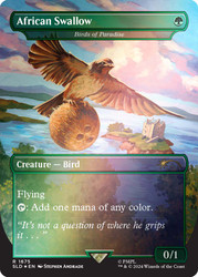 Birds of Paradise // Birds of Paradise (African Swallow // European Swallow) (Monty Python) (#1675)
Secret Lair Drop
Single
Magic: The Gathering