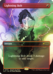 Lightning Bolt (Secret Lair Prize) (Borderless)\nPromo: General\nSingle\nMagic The Gathering
