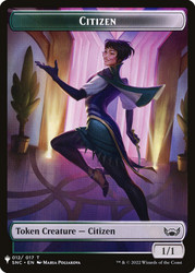 {Citizen Token} // {Treasure Token} (Kamigawa: Neon Dynasty)\nPlaneswalker Symbol Reprints\nSingle\nMagic The Gathering