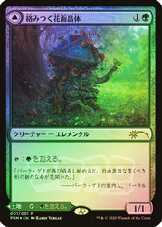 Tangled Florahedron // Tangled Vale (Coro Coro Comics)\nPromo: General - Japanese\nSingle\nMagic The Gathering