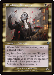 Bloodtithe Harvester (Retro Frame)\nInnistrad Remastered - Retro Frame\nSingle\nMagic The Gathering