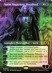Sorin, Imperious Bloodlord (Borderless)\nInnistrad Remastered - Variants\nSingle\nMagic The Gathering