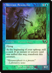 Aberrant Researcher // Perfected Form (Retro Frame)\nInnistrad Remastered - Retro Frame\nSingle\nMagic The Gathering