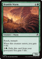 Bramble Wurm\nInnistrad Remastered\nSingle\nMagic The Gathering