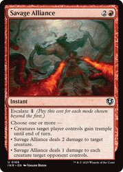 Savage Alliance\nInnistrad Remastered\nSingle\nMagic The Gathering