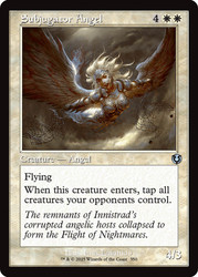 Subjugator Angel (Retro Frame)\nInnistrad Remastered - Retro Frame\nSingle\nMagic The Gathering
