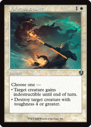 Valorous Stance (Retro Frame)\nInnistrad Remastered - Retro Frame\nSingle\nMagic The Gathering