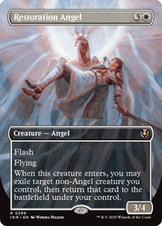 Restoration Angel (Borderless)\nInnistrad Remastered - Variants\nSingle\nMagic The Gathering