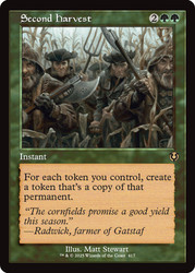 Second Harvest (Retro Frame)\nInnistrad Remastered - Retro Frame\nSingle\nMagic The Gathering