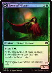 Scorned Villager // Moonscarred Werewolf\nInnistrad Remastered\nSingle\nMagic The Gathering