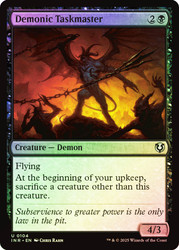 Demonic Taskmaster\nInnistrad Remastered\nSingle\nMagic The Gathering