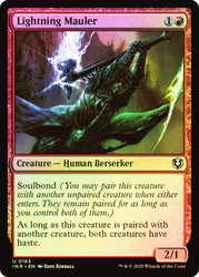Lightning Mauler\nInnistrad Remastered\nSingle\nMagic The Gathering