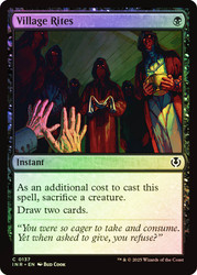 Village Rites\nInnistrad Remastered\nSingle\nMagic The Gathering