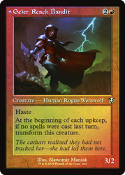 Geier Reach Bandit // Vildin-Pack Alpha (Retro Frame)\nInnistrad Remastered - Retro Frame\nSingle\nMagic The Gathering