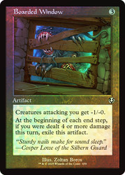 Boarded Window (Retro Frame)\nInnistrad Remastered - Retro Frame\nSingle\nMagic The Gathering