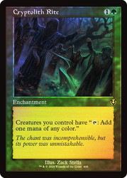 Cryptolith Rite (Retro Frame)\nInnistrad Remastered - Retro Frame\nSingle\nMagic The Gathering