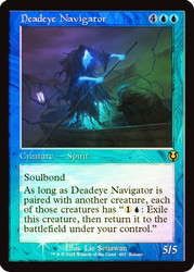 Deadeye Navigator (Retro Frame) (Release)\nPromo: General\nSingle\nMagic The Gathering