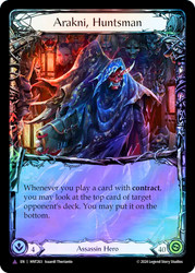 Arakni, Black Widow CF 英版　Fab Arakni, Black Widow - The Hunted - Flesh & Blood TCG - FaB
