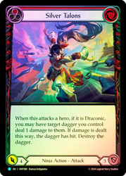 Silver Talons (Red)
The Hunted
Single
Flesh and Blood